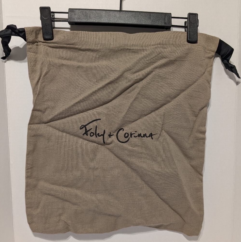 Foley + Corinna Tan Drawstring Dust Bag Protective Bag (14.5x16 Inches)